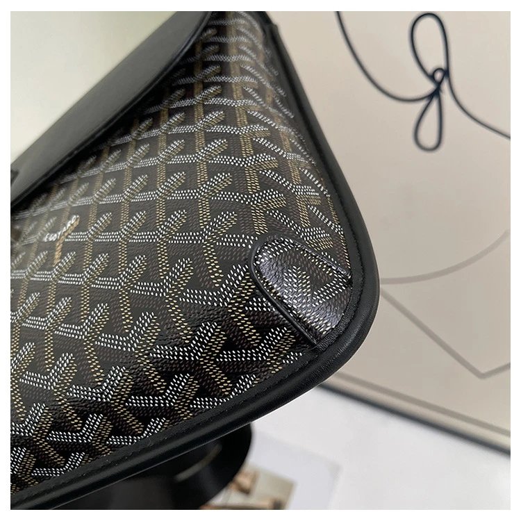 Goyard Saint-Louis PM Navy Blue and Brown Monogram Messenger Bag - 21