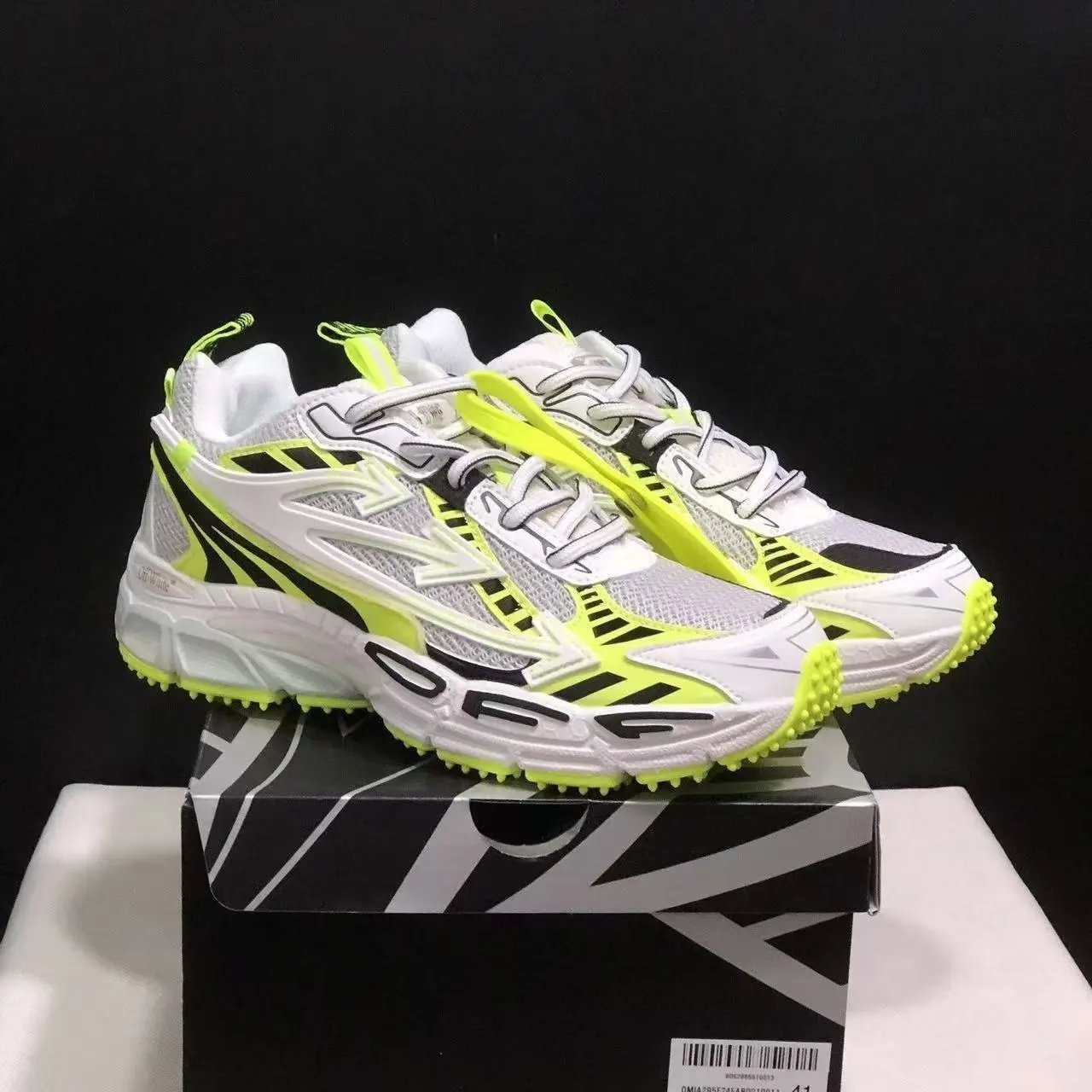 Off-White Sneakers Be Right Back chunky mesh with arrow overlays image 3