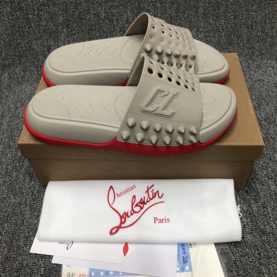 Christian Louboutin Sandals Studded Rubber Slide image 1