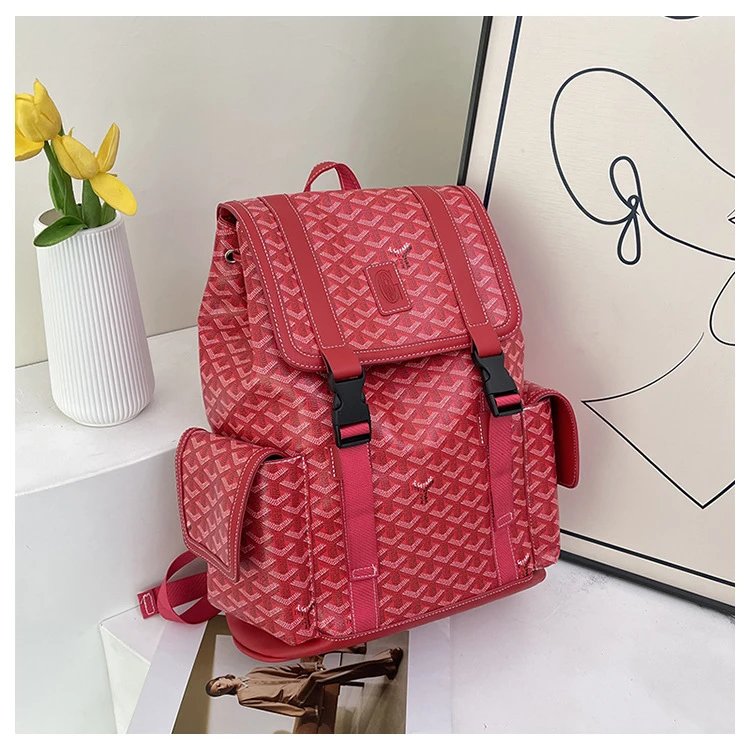 Goyard Saint Louis Backpack Blue Monogram Canvas Mini Backpack - 9