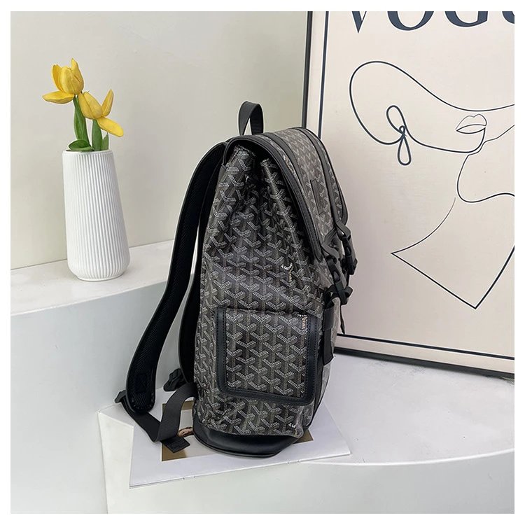 Goyard Saint Louis Backpack Blue Monogram Canvas Mini Backpack - 14