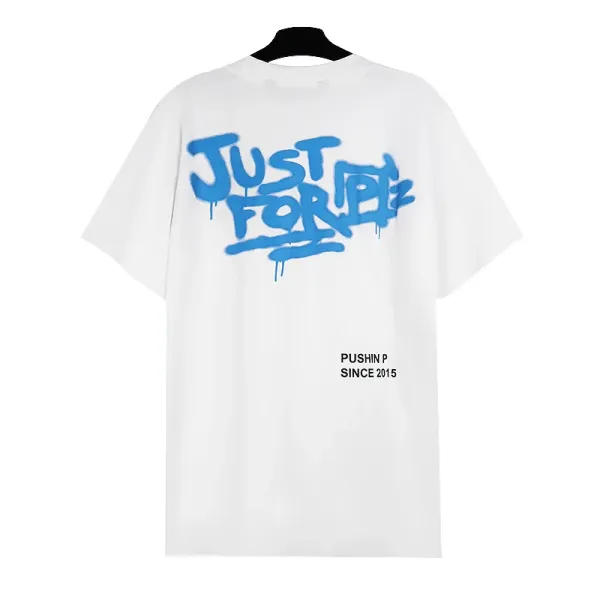 Palm Angels Spray Paint Logo Oversized T-Shirt White - 67