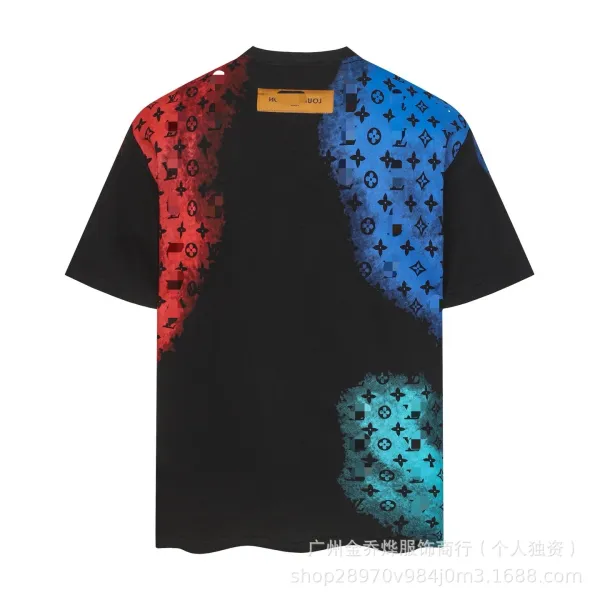 Design Script Logo Embellished Black T-Shirt - 29