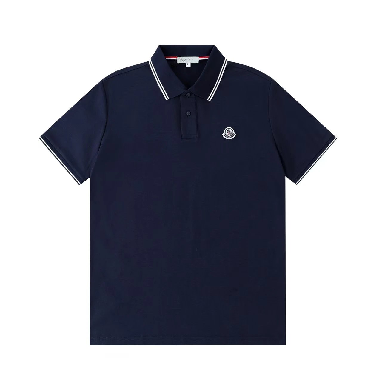 GCDS Logo Embroidered White Polo Polo Shirt - 6