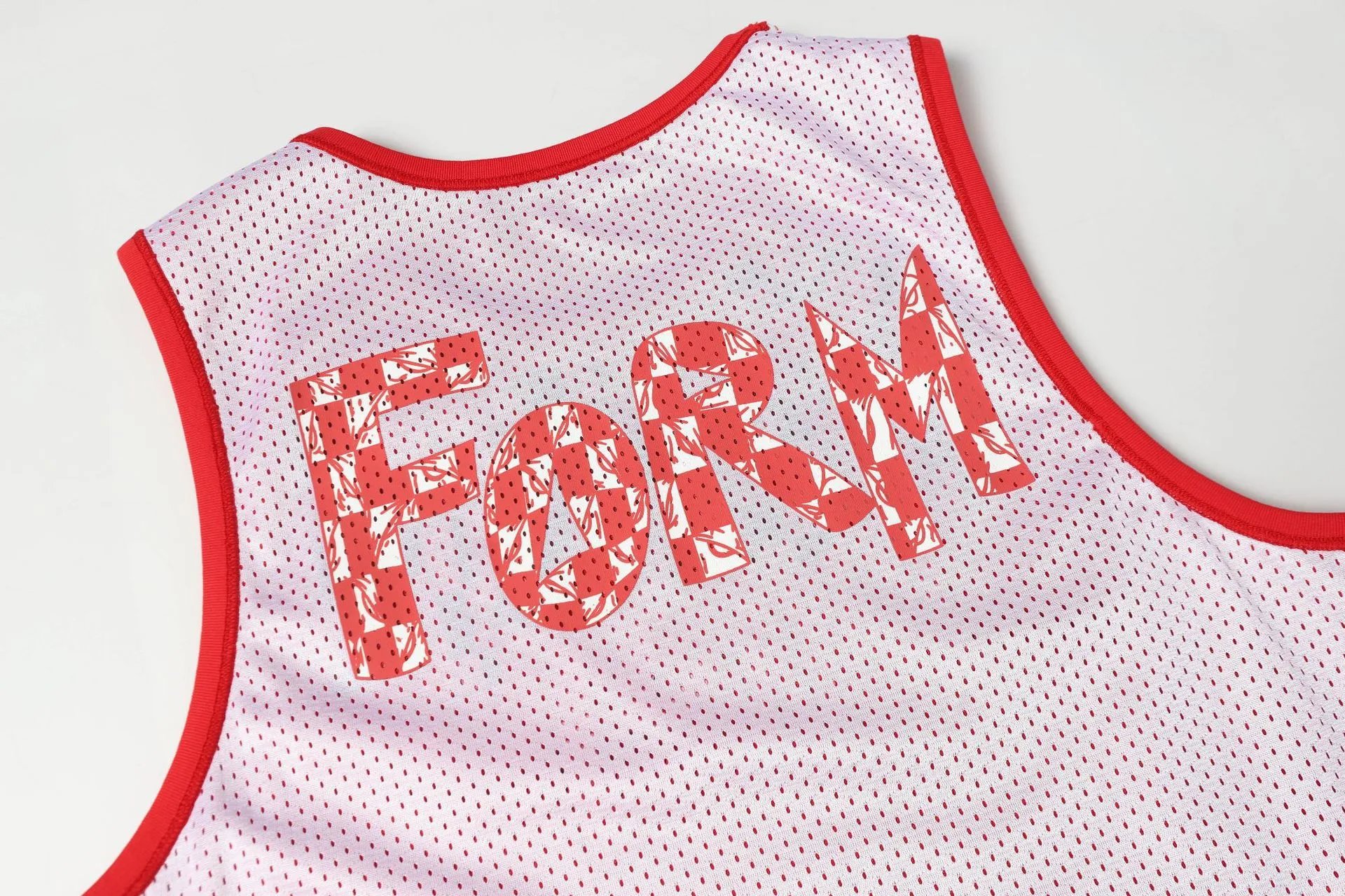 Design FORM Mesh Vest Top Pink Vest Top - 19