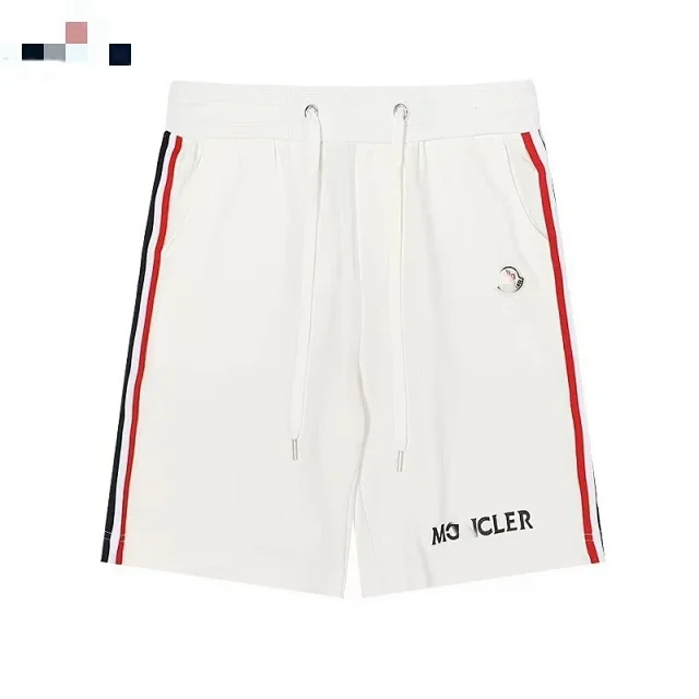 Moncler Shorts Drawstring logo-print product detail image 4