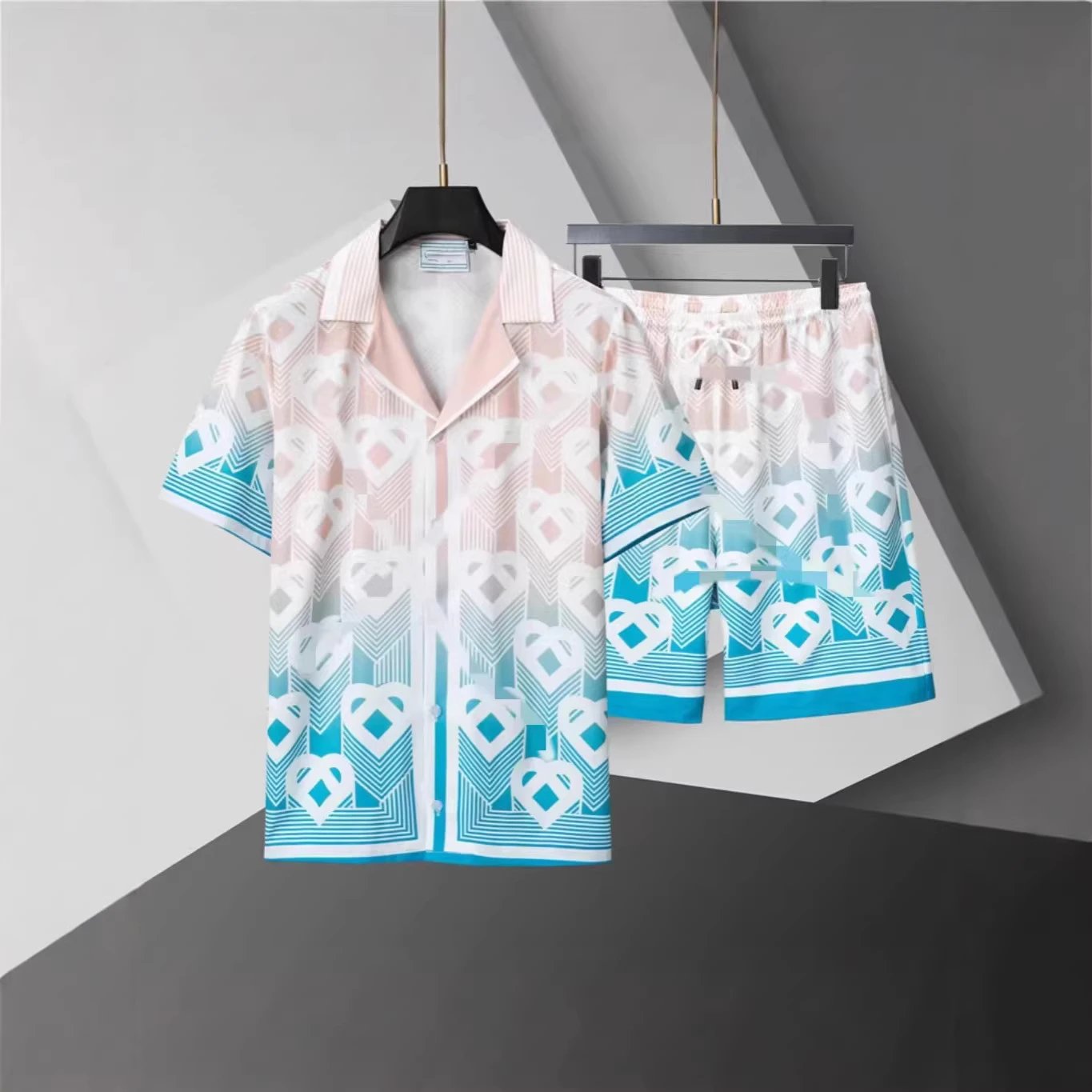 Gucci Matching Sets Short-Sleeve Monogram Shirt and Shorts Set image 2