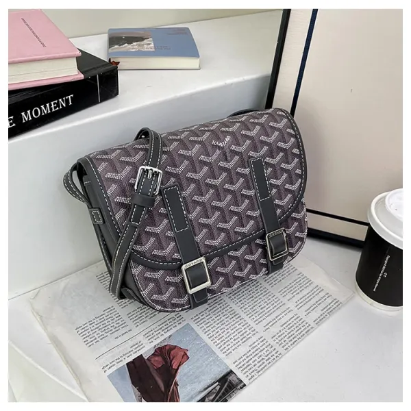 Goyard Saint Louis PM Black and White Monogram Crossbody Bag - 13