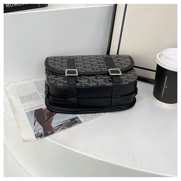 Goyard Saint Louis PM Black and White Monogram Crossbody Bag - 19