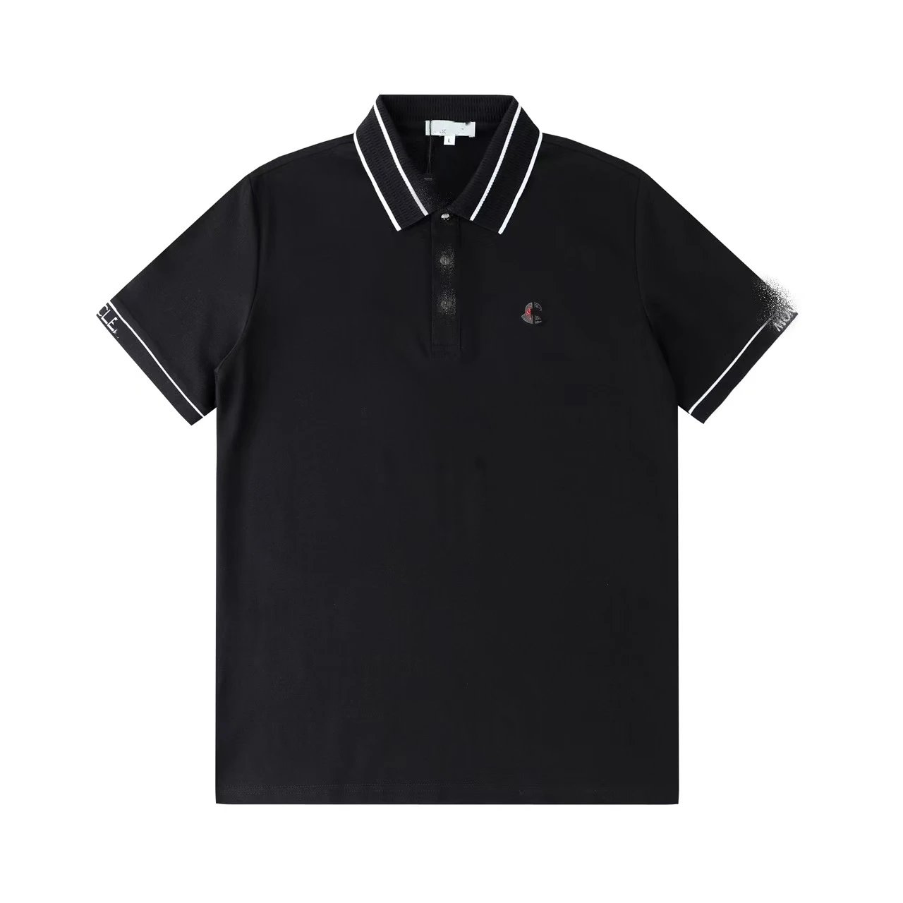 Lacoste Color-Block Stripe Polo Black Polo Shirt - 11
