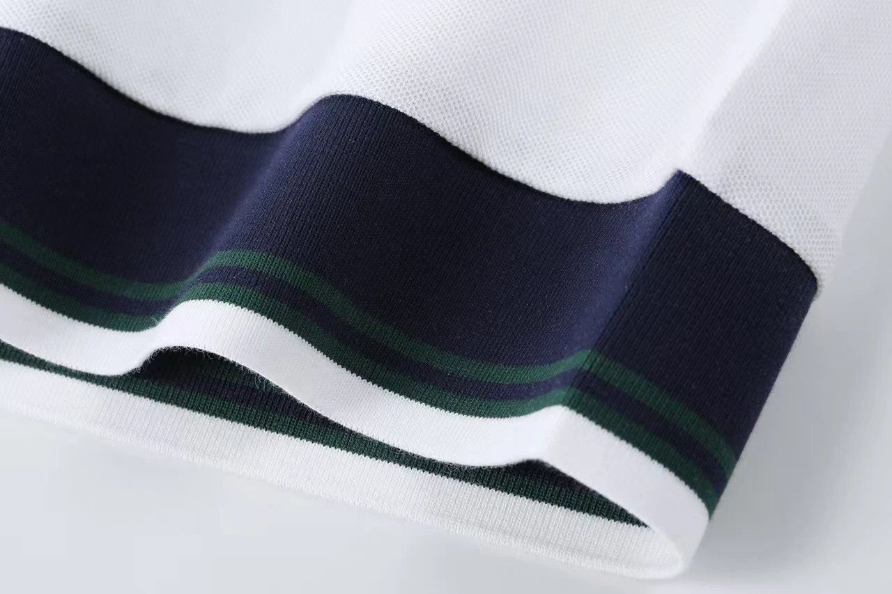 Lacoste Color-Block Stripe Polo Black Polo Shirt - 4