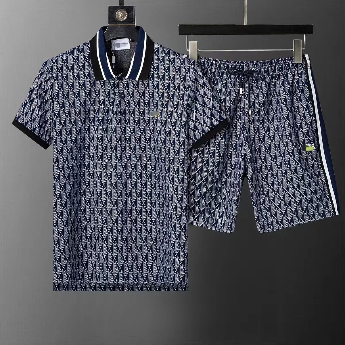 Gucci Matching Sets Double G monogram polo shirt and shorts set — 34