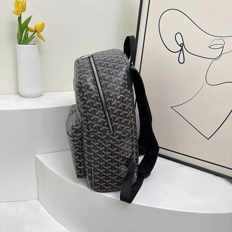 Goyard Backpacks Goyardine monogram zip backpack image 2