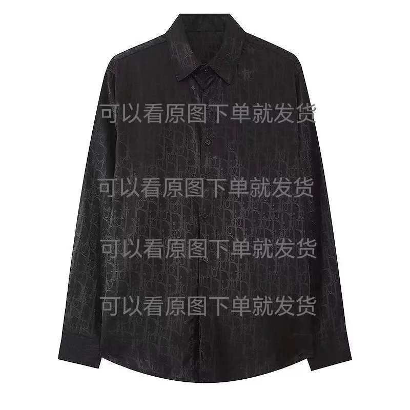 Dior Oblique Print Shirt Black - 8