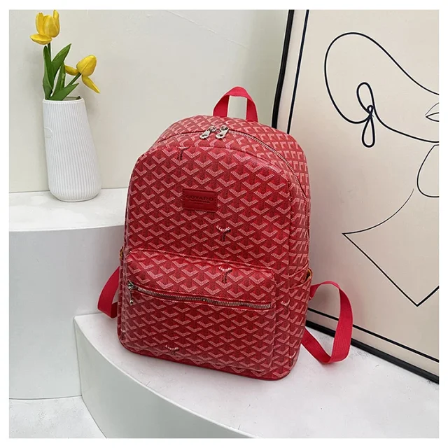 Goyard Backpacks Goyardine monogram zip backpack product detail image 6