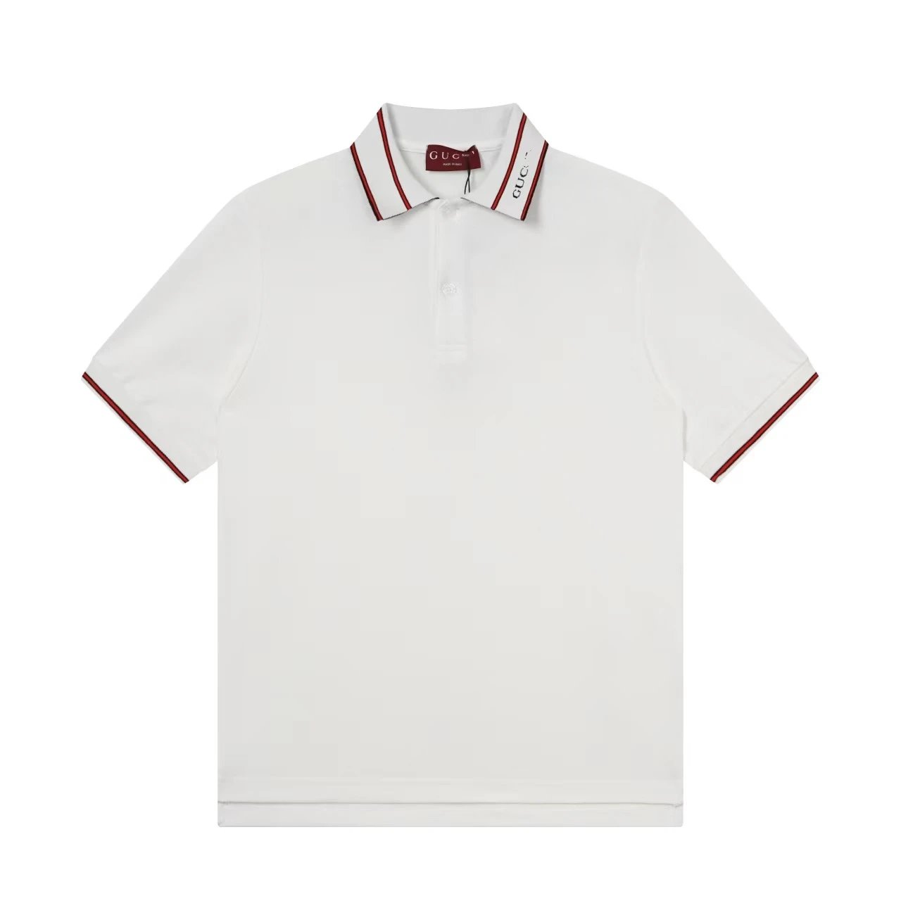 Unbranded Shirts Short-Sleeve Polo Shirt with Contrast-Trim Collar image 2