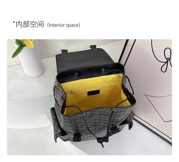Goyard Saint Louis Backpack Blue Monogram Canvas Mini Backpack - 4