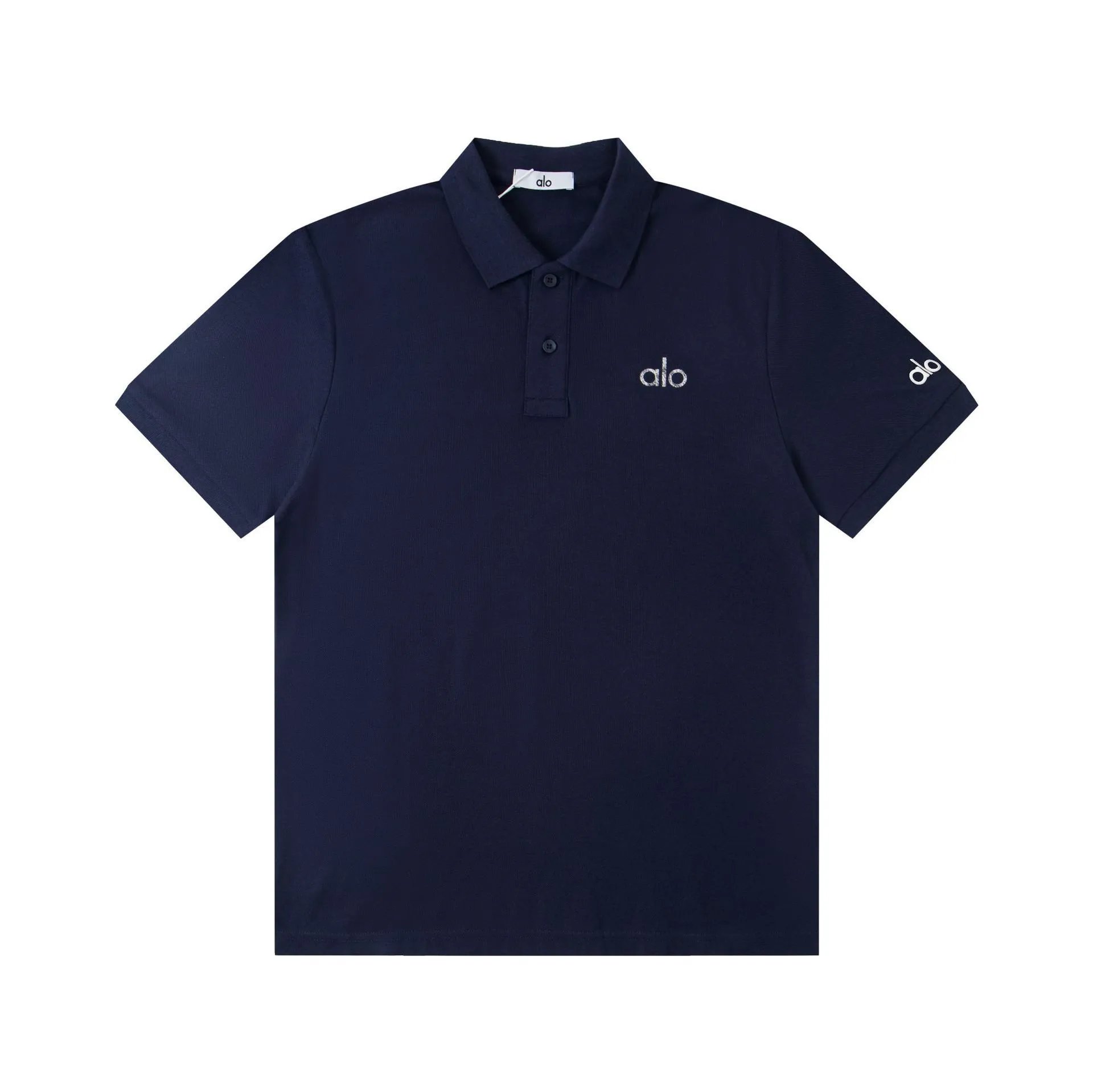 Alo Classic Polo Navy Polo Shirt - 8