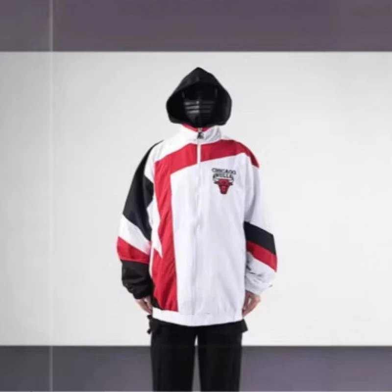 Starter Jackets Vintage color-block team logo zip jacket image 4
