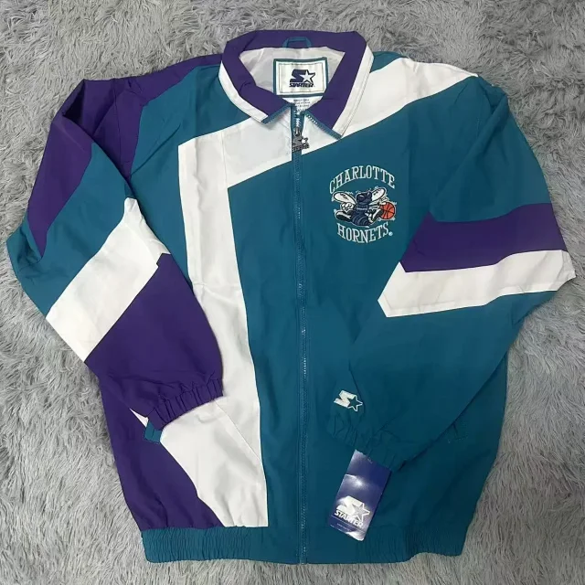 Starter Jackets Vintage color-block team logo zip jacket product detail image 4