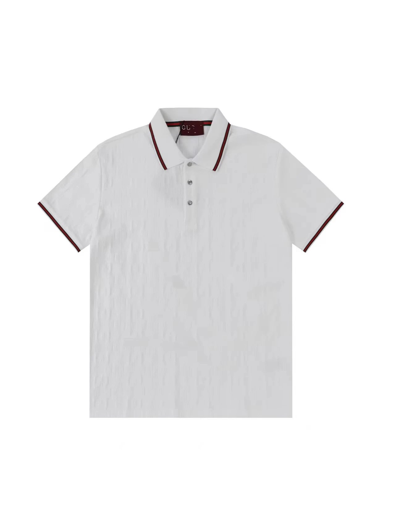 GCDS Logo Embroidered White Polo Polo Shirt - 22