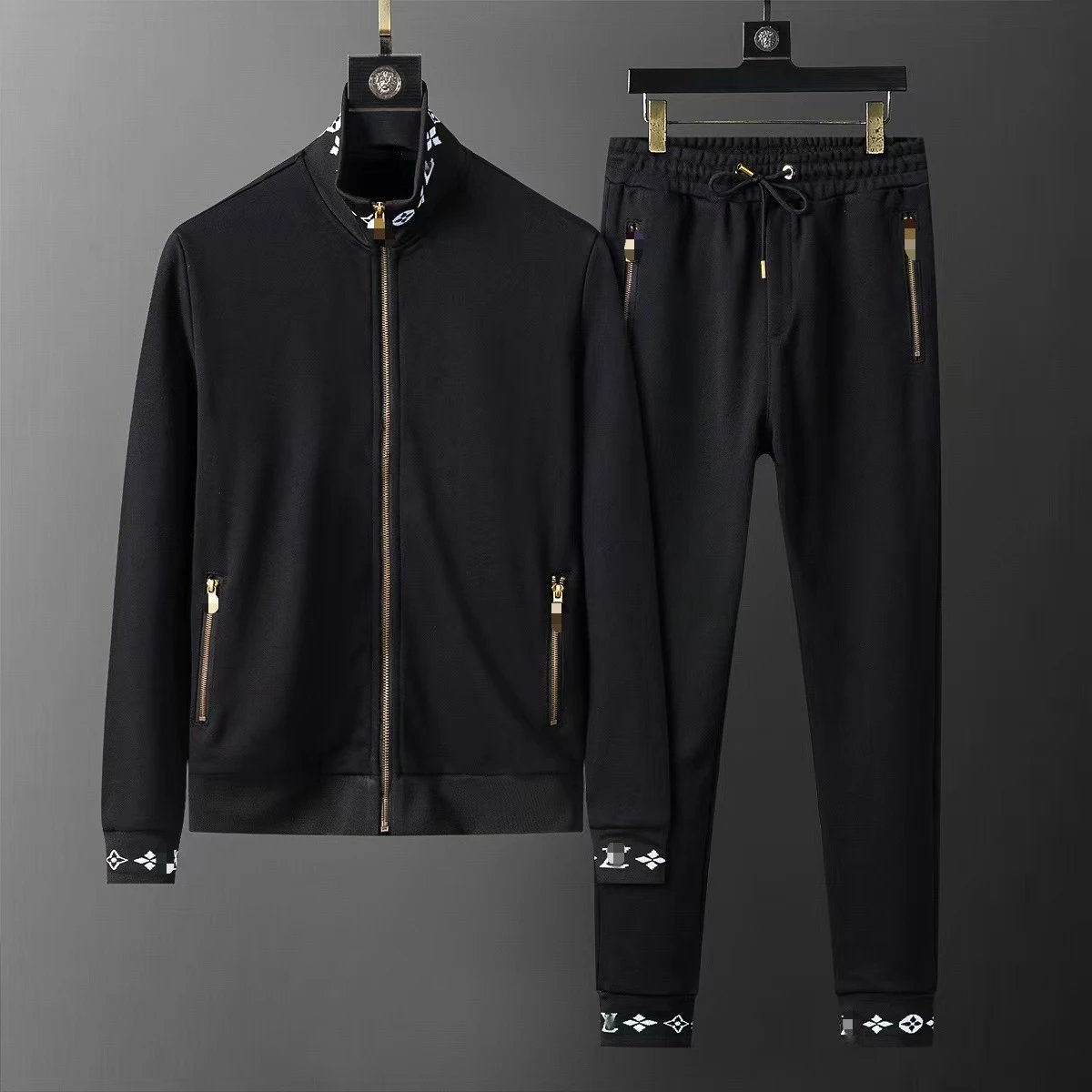 BOSS Tracksuits Zip-Up Jacket and Jogger Set — 1 – Three Labels Included