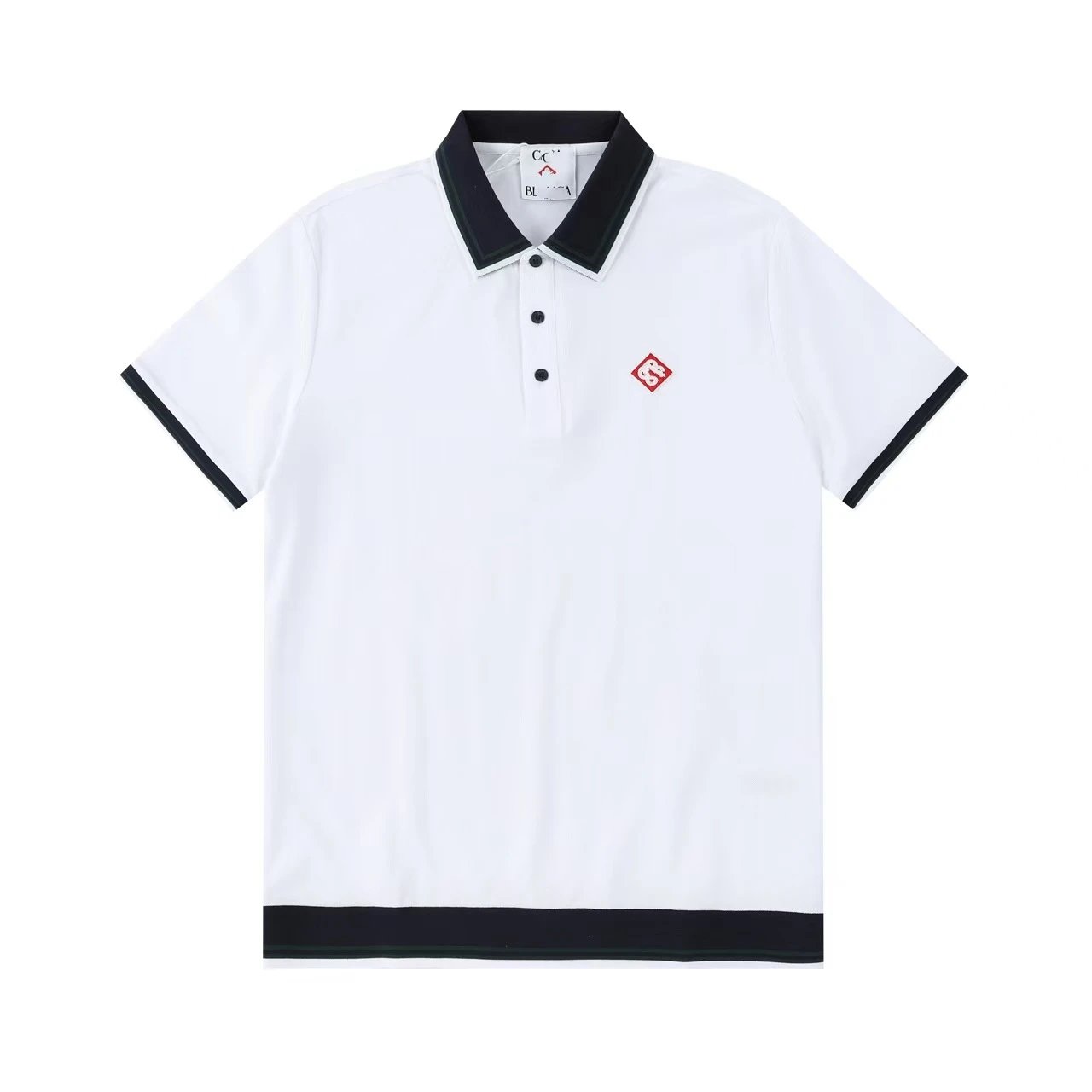 Lacoste Color-Block Stripe Polo Black Polo Shirt - 12