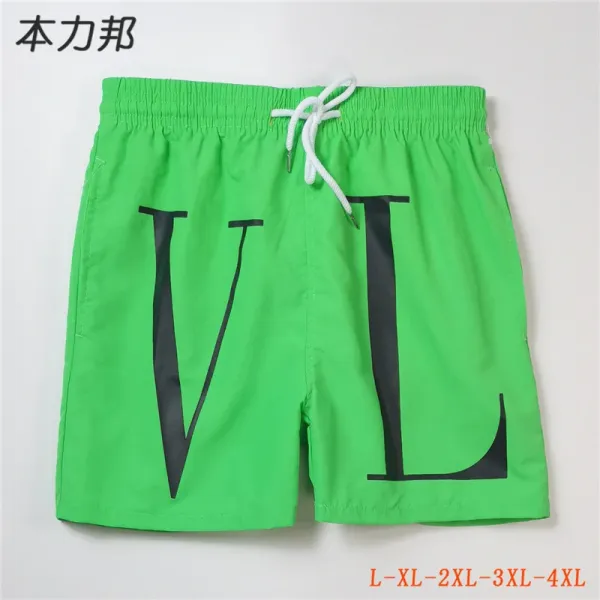 Versace VLTN Logo Swim Shorts Red Swimwear - 14