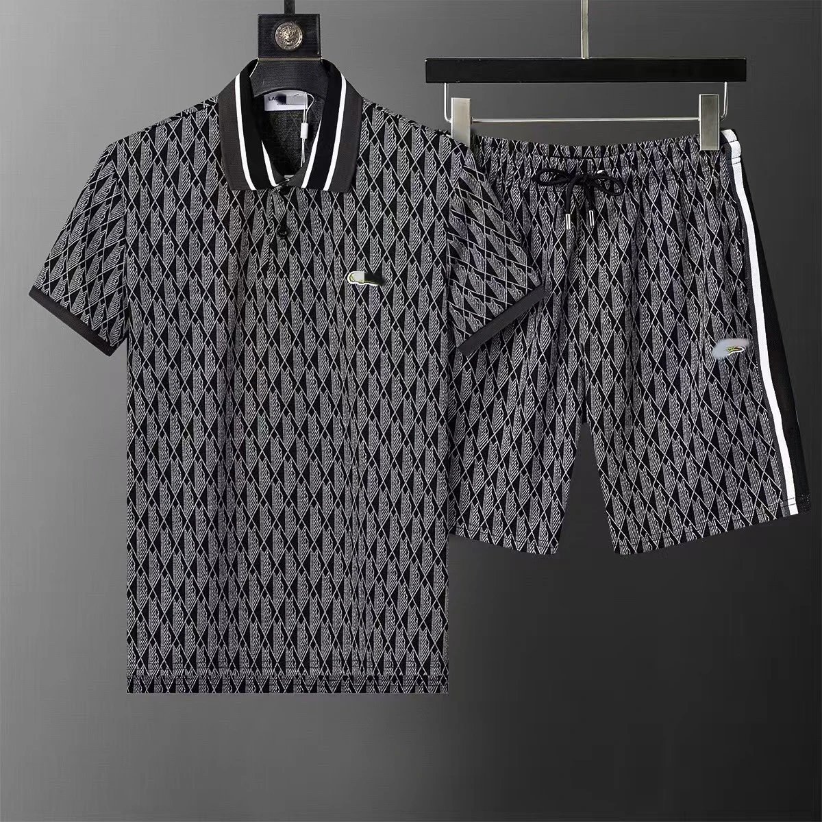Gucci Matching Sets Double G monogram polo shirt and shorts set — 39