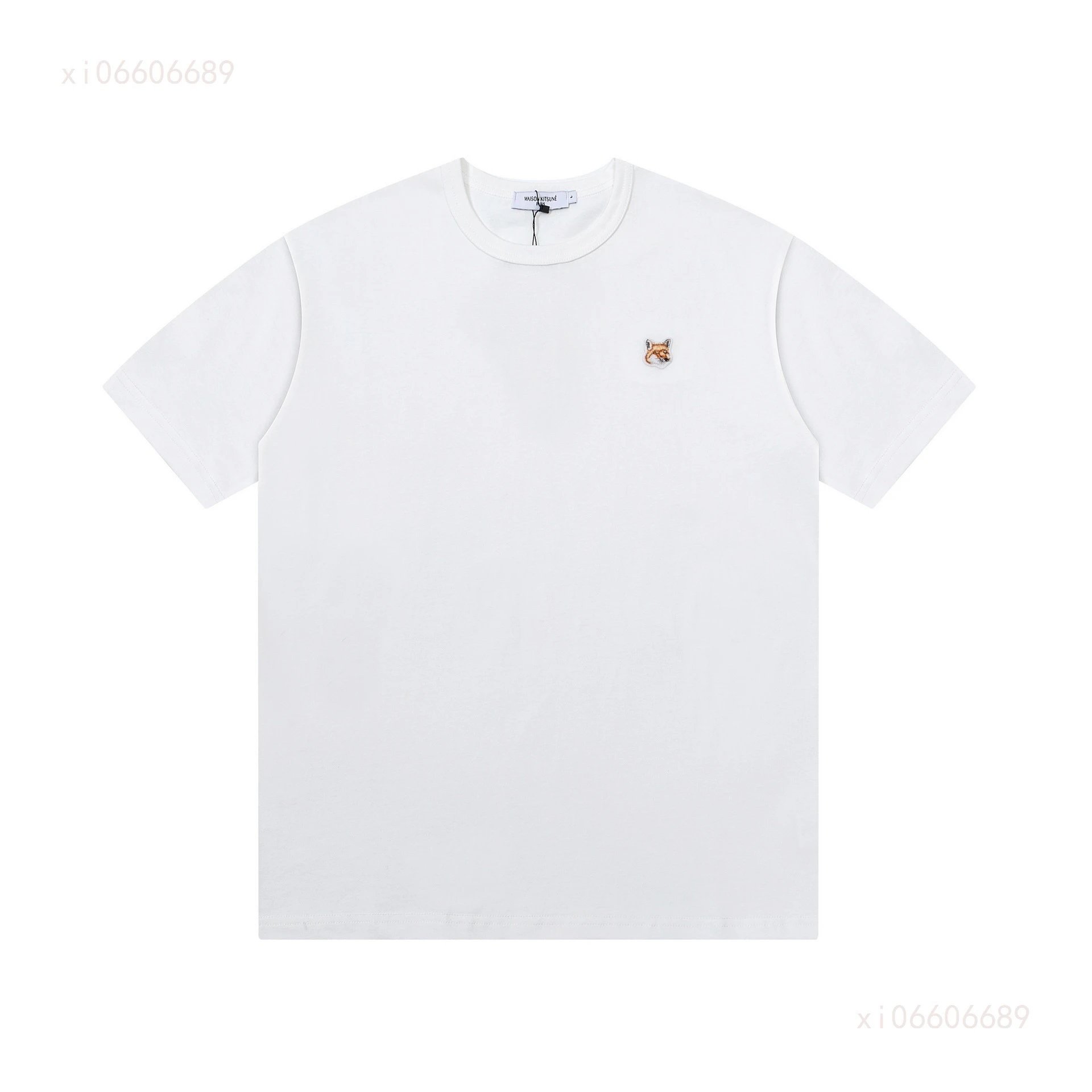 Maison Kitsuné Double Fox Embroidered Polo Black Polo Shirt - 42