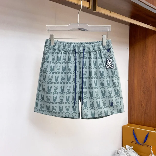 Psycho Bunny Shorts Rabbit Skull Print Drawstring product detail image 11