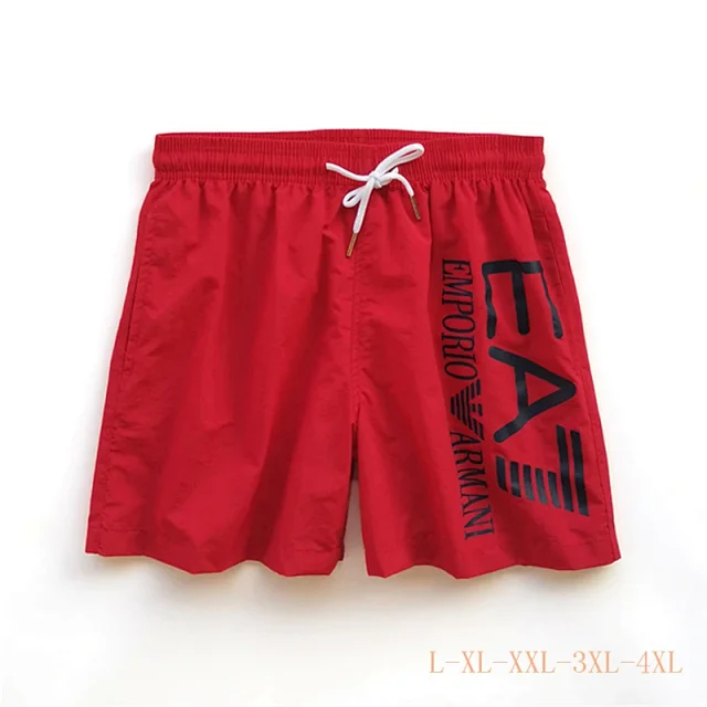 EA7 Emporio Armani Swimwear Logo Print Drawstring Swim Shorts product detail image 7