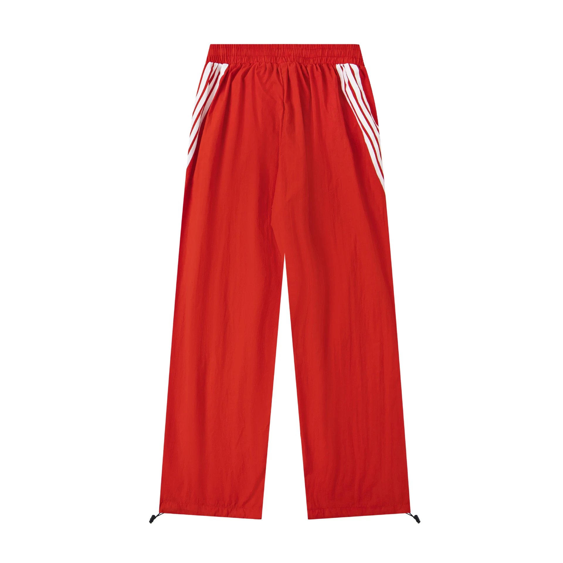 Mixed Emotion Trousers Striped Nylon Track Pants with Cupid Graphic image 4