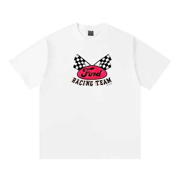 Design Ford Racing Team Graphic T-Shirt White T-Shirts - 1