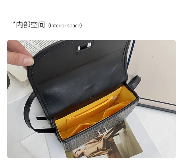 Goyard Crossbody Bags Saddle bag with Goyardine chevron print product detail image 5