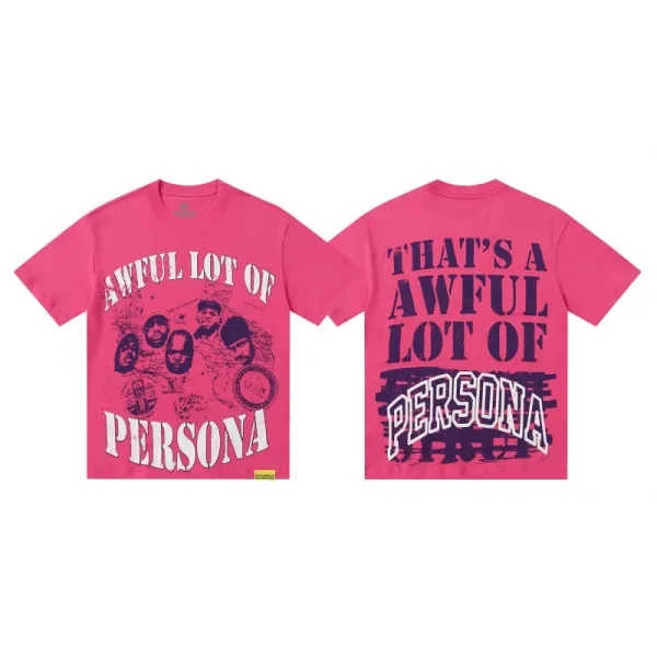 Design Awful Lot of Persona Pink T-Shirt - 1