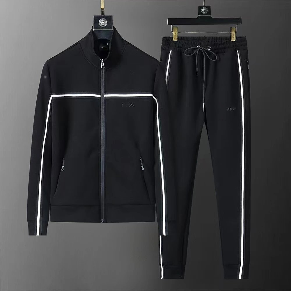 BOSS Tracksuits Zip-Up Jacket and Jogger Set — 7 – Three Labels Included