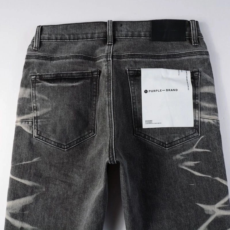 Purple Brand Distressed Paint-Splatter Flare Jeans - 11