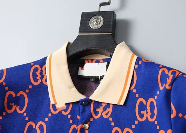 Gucci Matching Sets Double G monogram polo shirt and shorts set product detail image 10