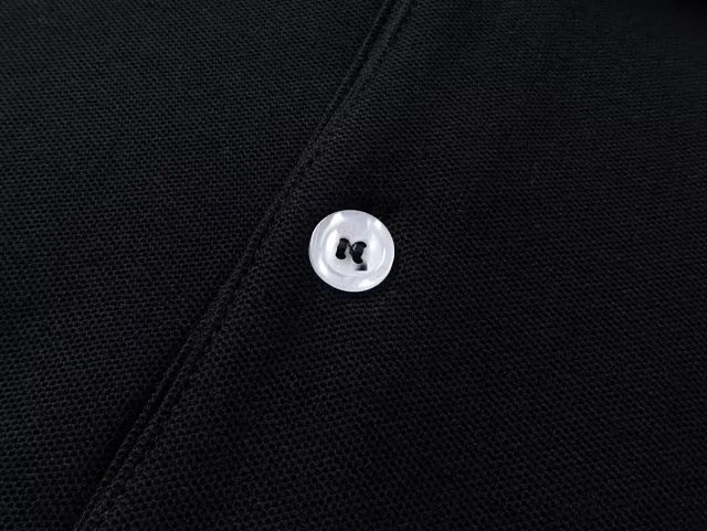 Unbranded Shirts Short-Sleeve Polo Shirt with Contrast-Trim Collar product detail image 6