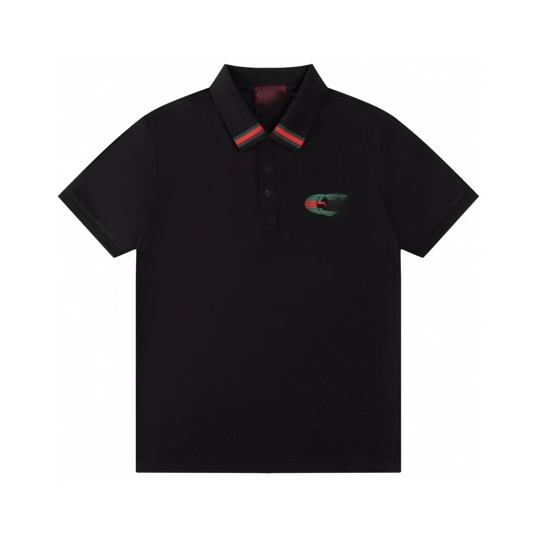Gucci GG Monogram Black Polo Shirt - 20