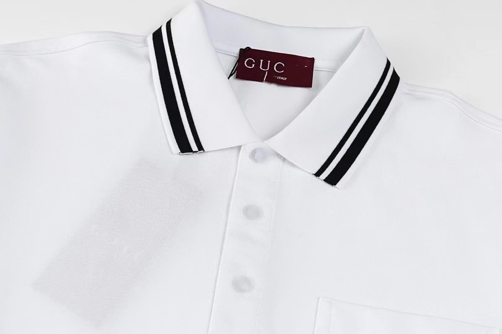 Gucci GG Monogram Black Polo Shirt - 16