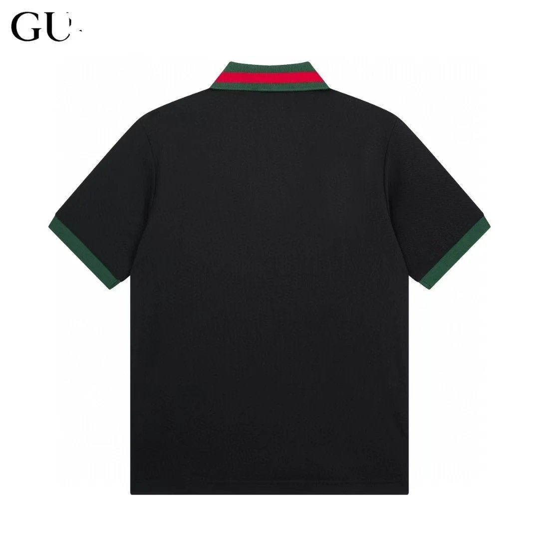 Gucci Web-Striped Collar Polo Beige Polo Shirt - 4