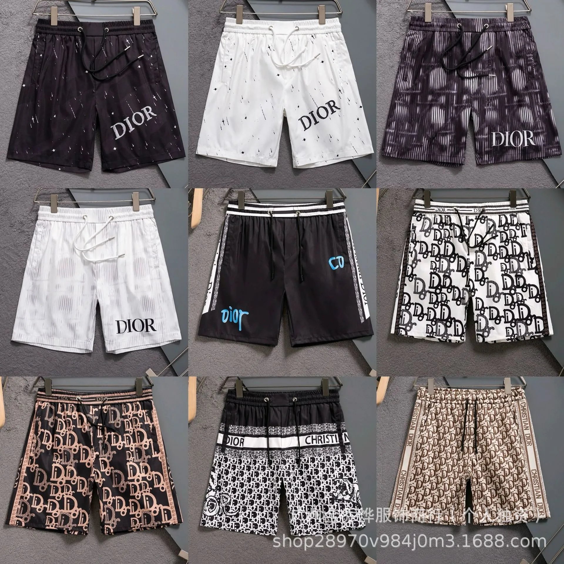 Dior Shorts Logo-Print Drawstring image 2