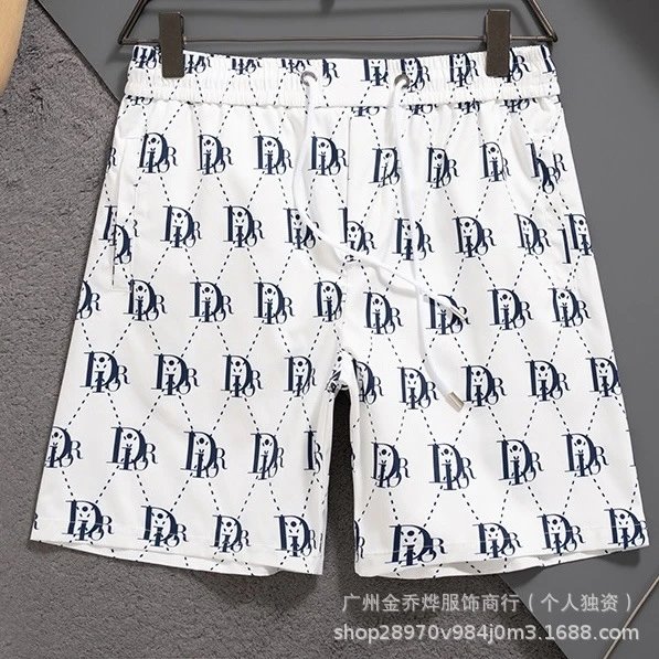 Dior Shorts Logo-Print Drawstring — Style 16