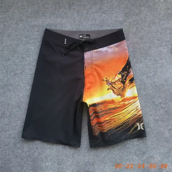 Design Hurley Phantom Star Spangled Boardshorts Black Shorts - 22