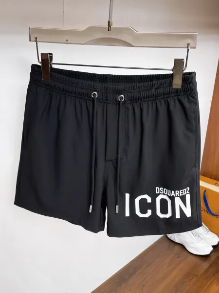 Dsquared2 Icon Print Blue Swim Shorts - 19