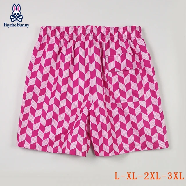 Psycho Bunny Swimwear Patterned drawstring swim shorts product detail image 17