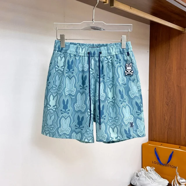Psycho Bunny Shorts Drawstring with all-over graphic print product detail image 3