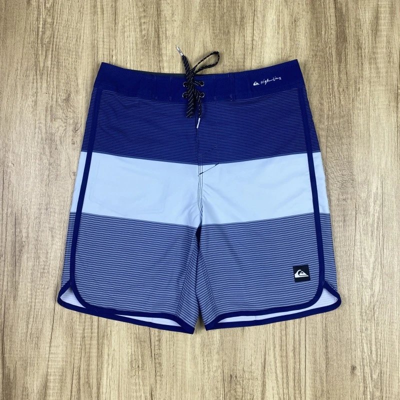 Quiksilver Swimwear Striped Colorblock Board Shorts image 3